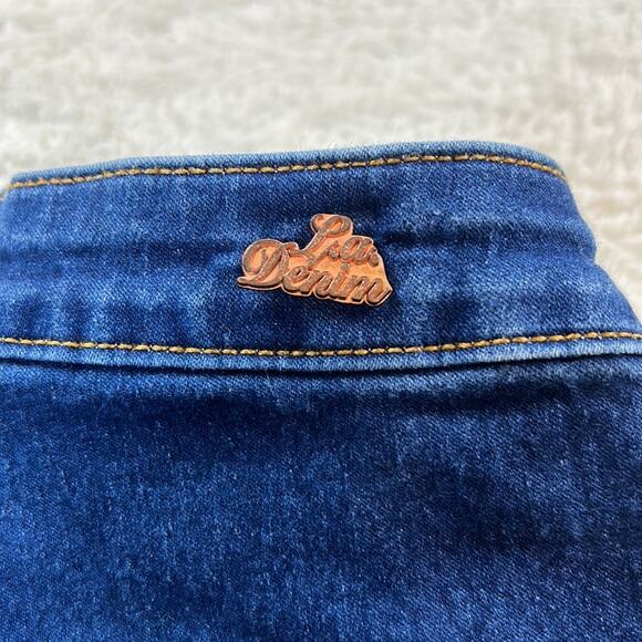 L.A. Denim Studio by Rosee racing stripe hi rise skinny jeans, size 3 - Picture 4 of 12